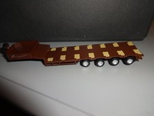 4achs TIEFLADER (SONDERFARBE BRAUN) ausziehbar. Herpa 1:87