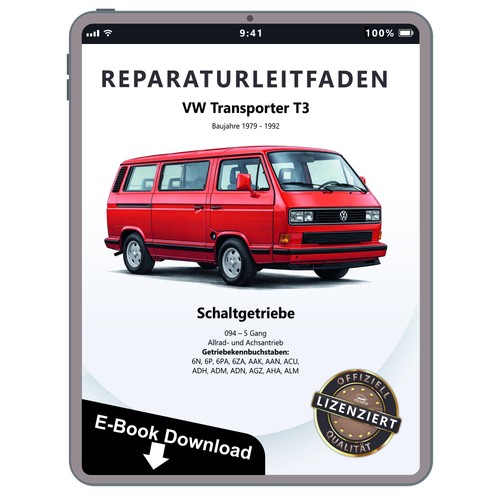 Transporter bus 5 - vw, gang