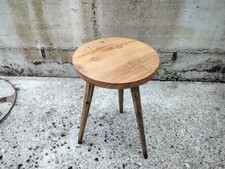 Hocker Schemel Beistelltisch Holz antik Landhausstil