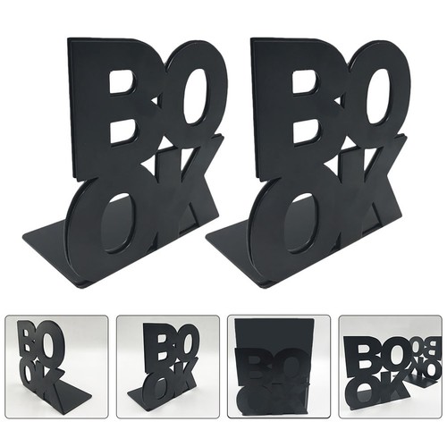 Set buchstützen metall - set,