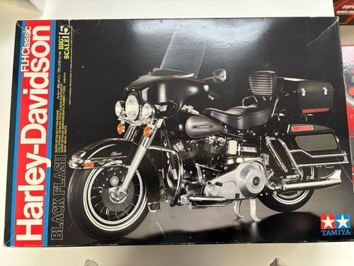 Tamiya harley davidson flh - 1/6, harley-davidson
