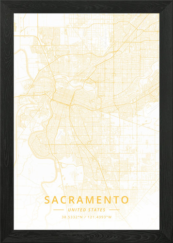 Sacramento usa gerahmtes - usa,