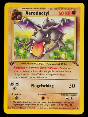 Pokemon karten fossil - pokemon, 1st