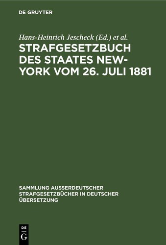 Strafgesetzbuch des staates - strafgesetzbuch,