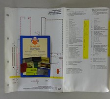 Elektrischer Schaltplan / Zusatzschaltplan VW 412 Typ 4 Modelljahr 1973