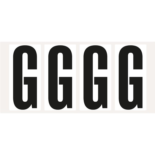 Aufkleber buchstabe - buchstabe, g