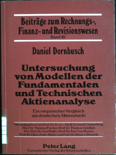 Untersuchung von modellen - von,