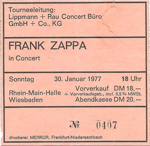 Frank zappa concert 1977 - frank,