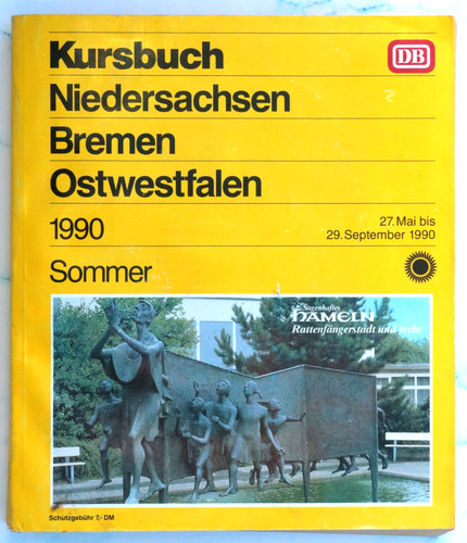 Deutsche bundesbahn kursbuch - bundesbahn,