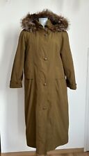 Canda Wintermantel lang Khaki