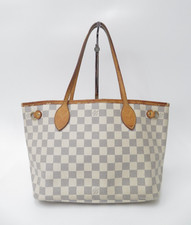 echt Louis Vuitton Damier Azur Neverfull PM Beuteltasche Tasche Handtasche...