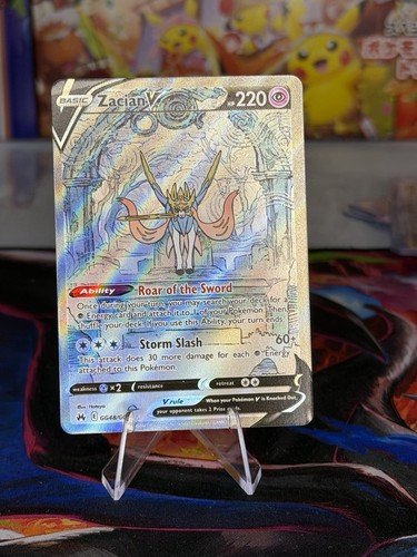 Pokémon zacian gg48 - zacian, v