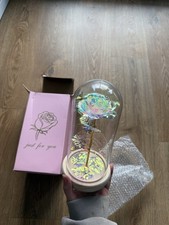 Leuchtende Rose in Vase mit