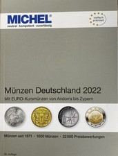 Michel Katalog - Münzen-Deutschland 2022 mit Eurokursmünzen