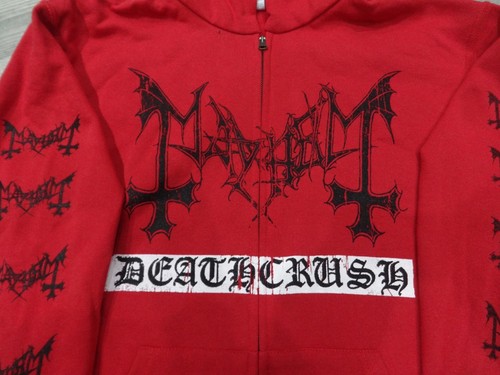 Mayhem zipper sweatshirt black - mayhem,