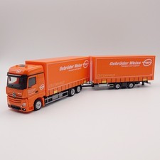 Herpa 316149 1:87 Mercedes Benz Actros Volumen Hängerzug Gebrüder Weiß *OVP*