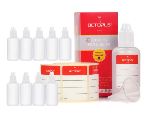 10x liquidflaschen 50ml - 10x,