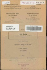 Geologischer Atlas der Schweiz. Nr. 42. 1202 Orbe. 1:25.000. (1 Karte +  4009390