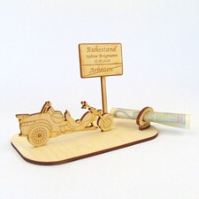 Geldgeschenk Trike, Motorrad