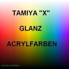 Tamiya Acryl Farbe Glanz 81001