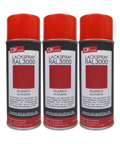 Lackspray ral 3000 feuerrot - ral,