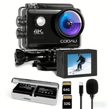 COOAU Action Cam HD 4K 20MP