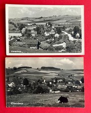 2 x Foto AK EHRENBERG bei Hohnstein ? um 1955 Ortsansichten   ( 162659