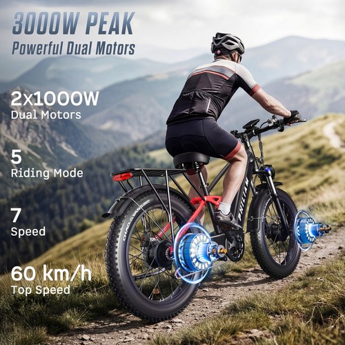 New mountainbike 52v - 26", e-mountainbike