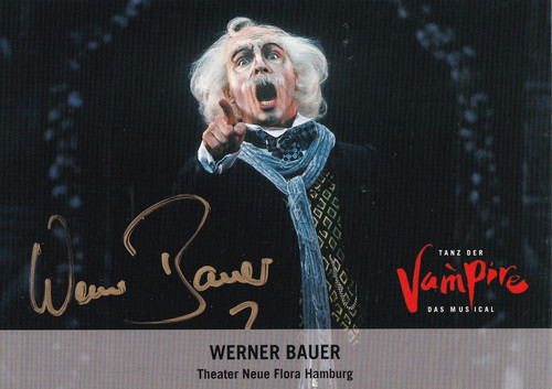 Autogramm werner bauer - -,