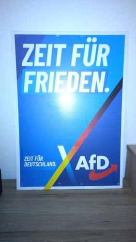 Original afd wahlplakat 2025 - original,