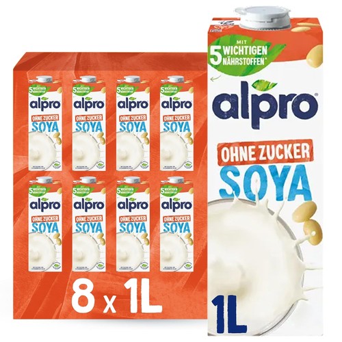 Alpro haferdrink ohne zucker - haferdrink,