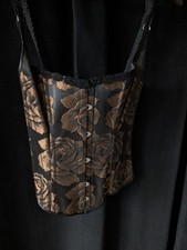 Jungbluth Korsett Echtes Schnürkorsett Brokat Gr. 38 24 inch Neu Gothic WGTKu