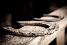 Gebrauchte hufeisen - hufeisen, –