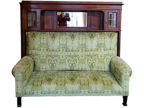Jugendstil sofa mit umbau - jugendstil,