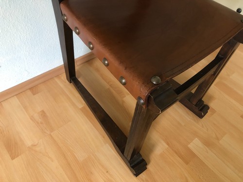 Alter antiker lederstuhl - alter, antiker?
