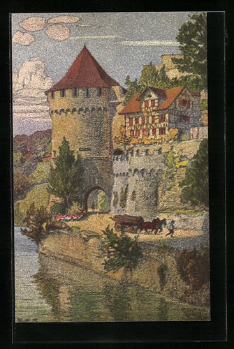 Künstler ernst e - künstler-ak,