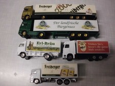 Werbetrucks Sammeltrucks Freiberger & Erl-Bräu MB Actros MAN Sattelzug & Solo