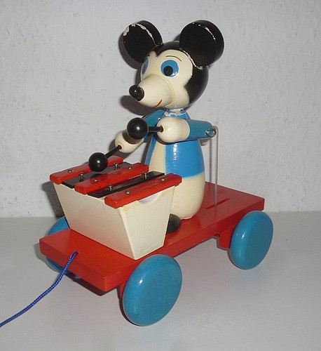 Ziehwagen micky maus mit - micky,