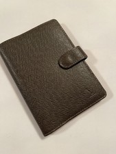 LOUIS VUITTON Small Ring Agenda PM Cover Notizbuch Epi Leder Braun Organizer