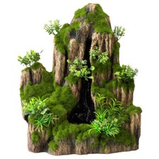 Aqua Della Aquarium Dekoration Wasserfall Moosfelsen 27x17,5x29 cm
