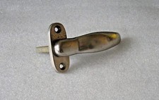 Fenstergriff Messing vernickelt 100 mm | Fensterolive Olive Fenster Griff