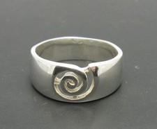 Sterling Silber Ring Spiral