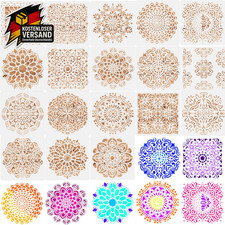 15x15 cm Mandala Schablonen