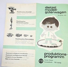 Spur HO  Fa. Dietzel Produktionsprogramm