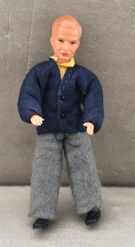 Vintage caco biegepuppe mann - vintage,