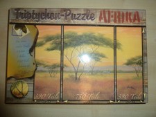 Triptychon Puzzle AFRIKA 2x390 Teile, 1x750 Teile sehr schön