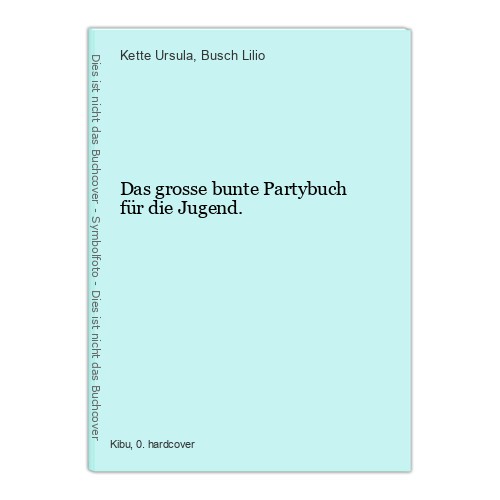 Das grosse bunte partybuch - grosse,