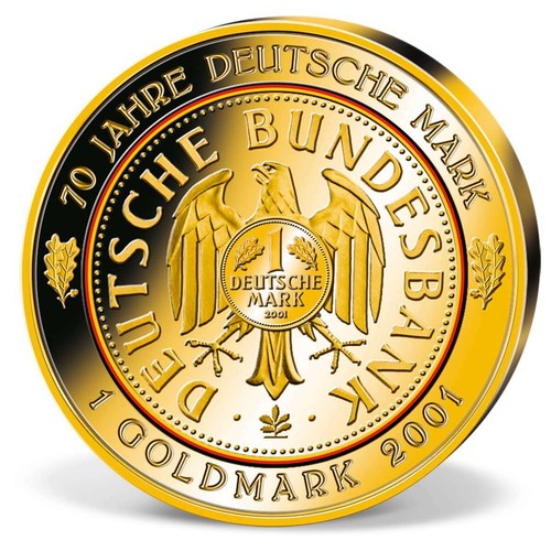 Jahre gold mark dm - gold, /