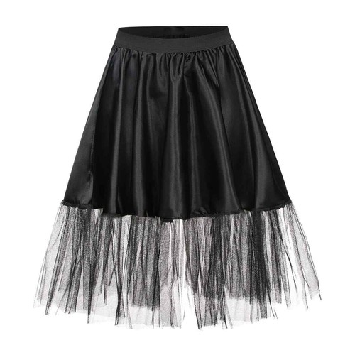 Petticoat schwarz damen - schwarz,
