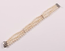 Perlenarmband Gold 585 echte